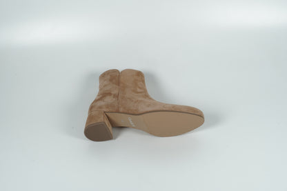 Stiefelette Beige