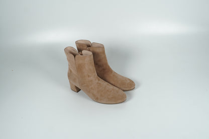 Stiefelette Beige