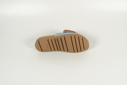 Pantolette Blau
