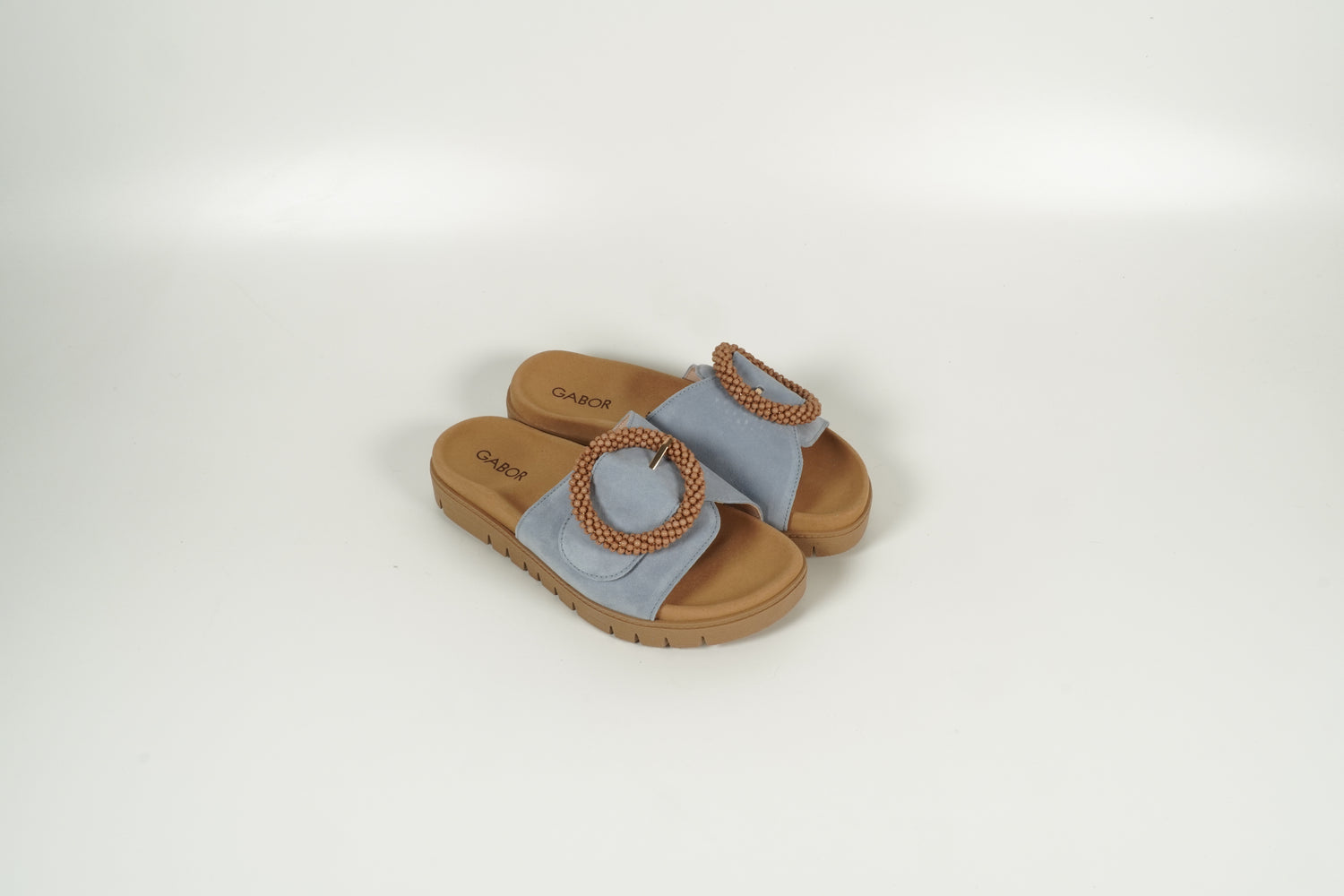 Pantolette Blau