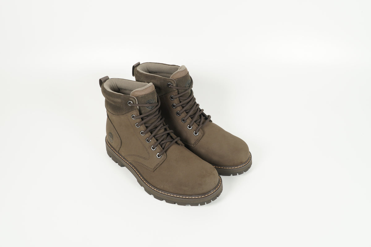 Bottes marron à lacets