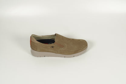 beige slip-on shoe