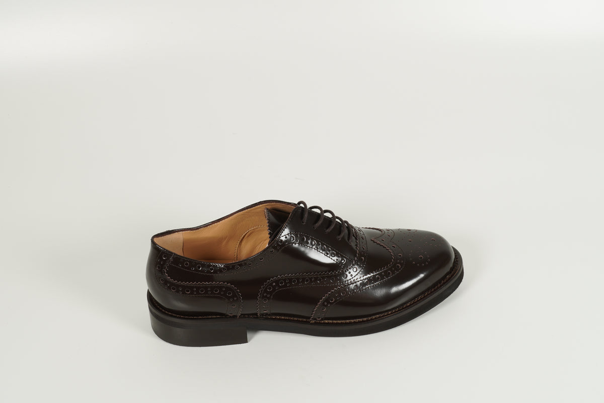 Chaussure à lacets marron