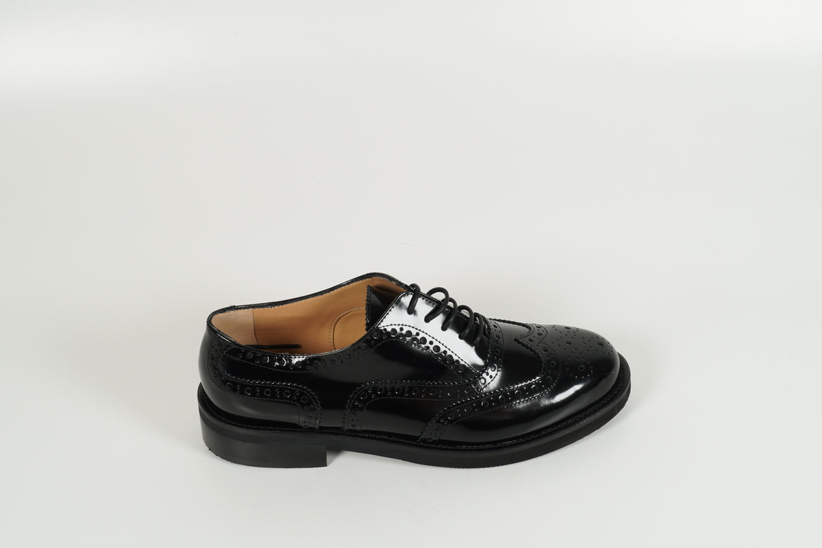 Chaussure à lacets noire