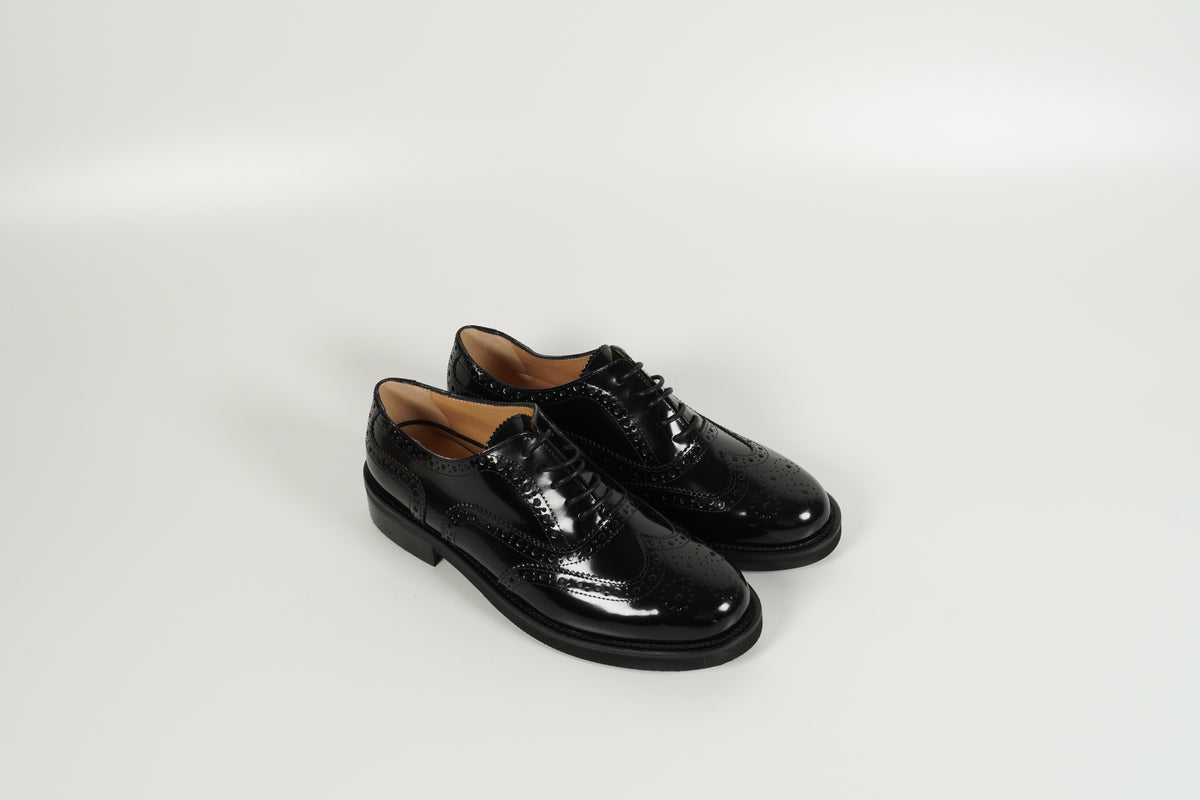 Chaussure à lacets noire