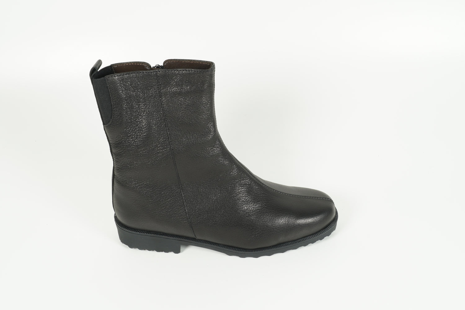 Stiefelette gefüttert Schwarz