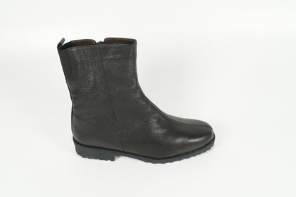 Stiefelette gefüttert Schwarz