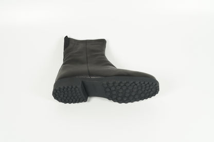 Stiefelette gefüttert Schwarz