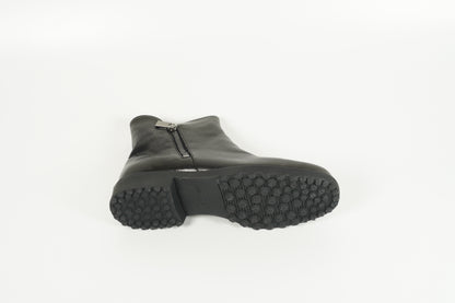 Stiefelette gefüttert Schwarz
