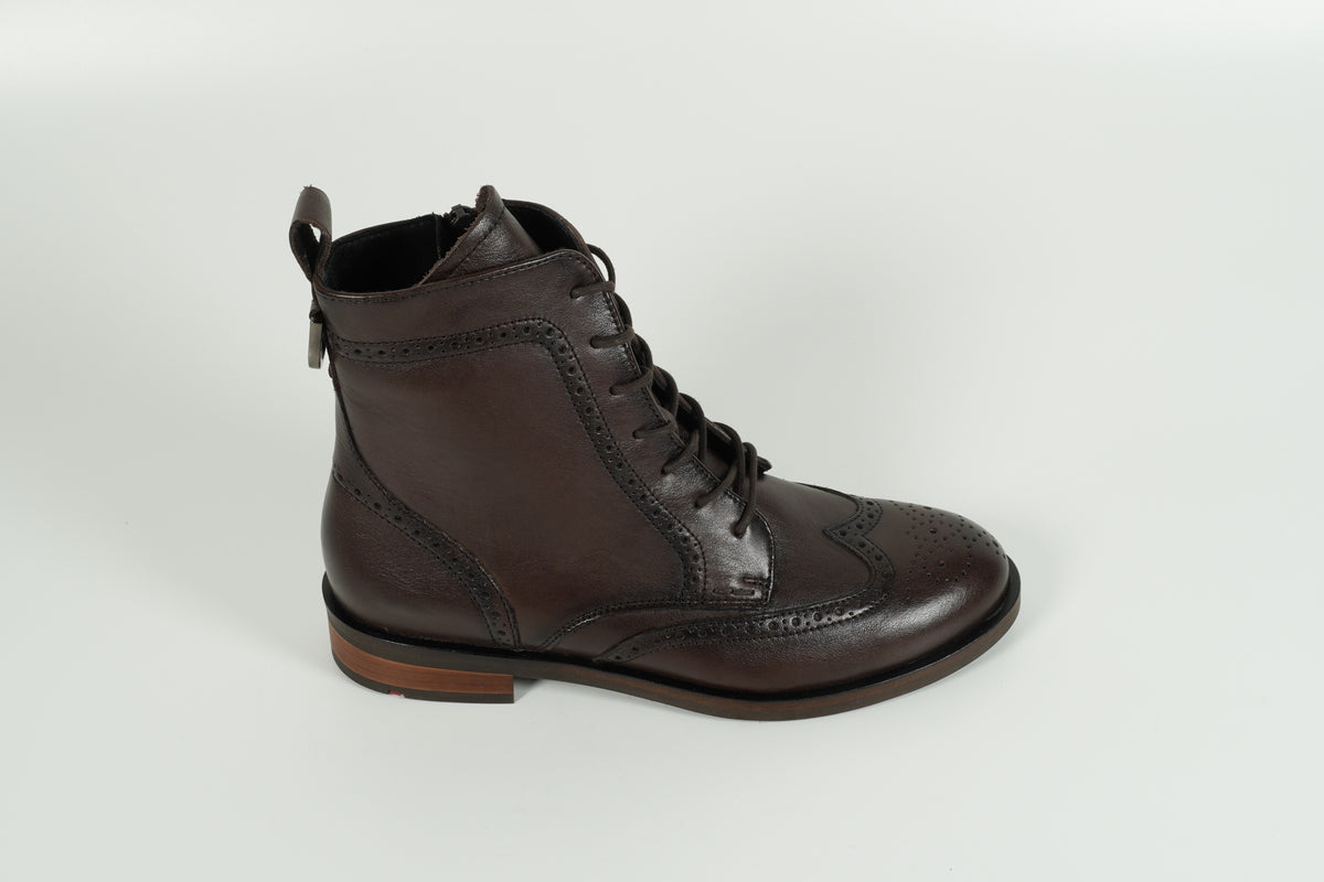 ankle boots brown