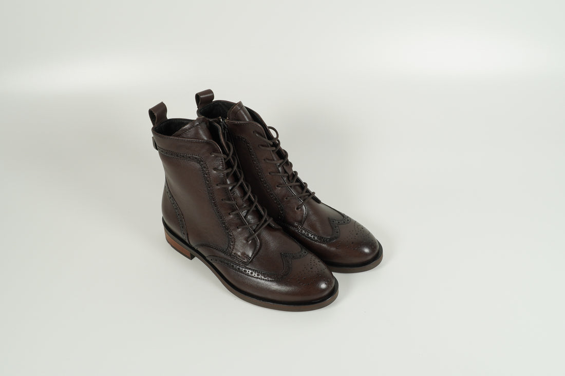 Bottines marron