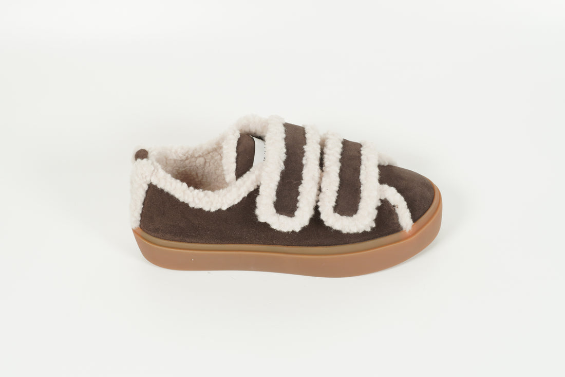 Sneaker gefüttert Braun