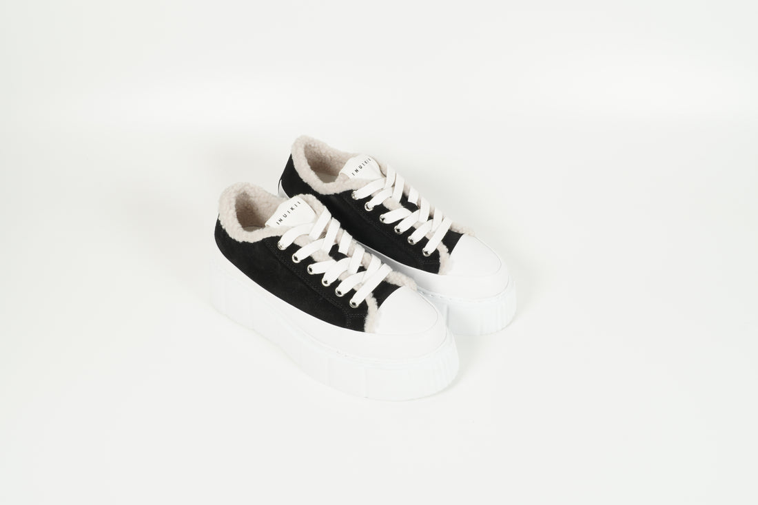Sneaker gefüttert Schwarz