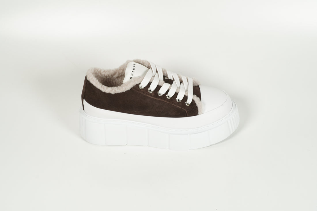 Sneaker gefüttert Braun