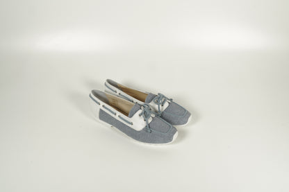 Moccasin Blau