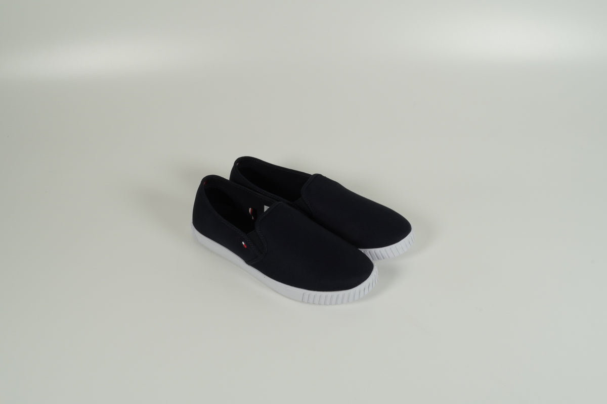 Chaussure à enfiler bleue