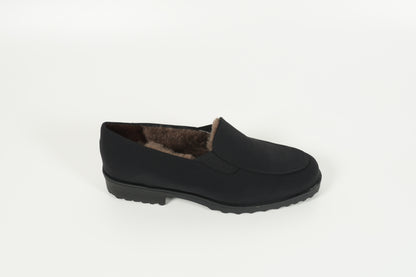 Halbschuh gefüttert Schwarz