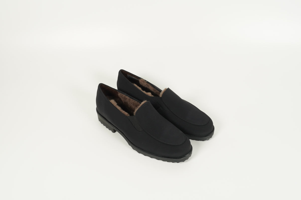Low shoe lined black