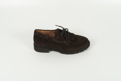Schnürschuh Braun