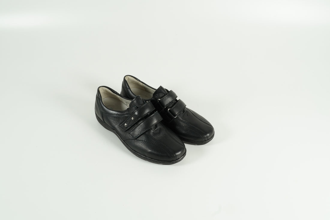 Chaussure velcro noire