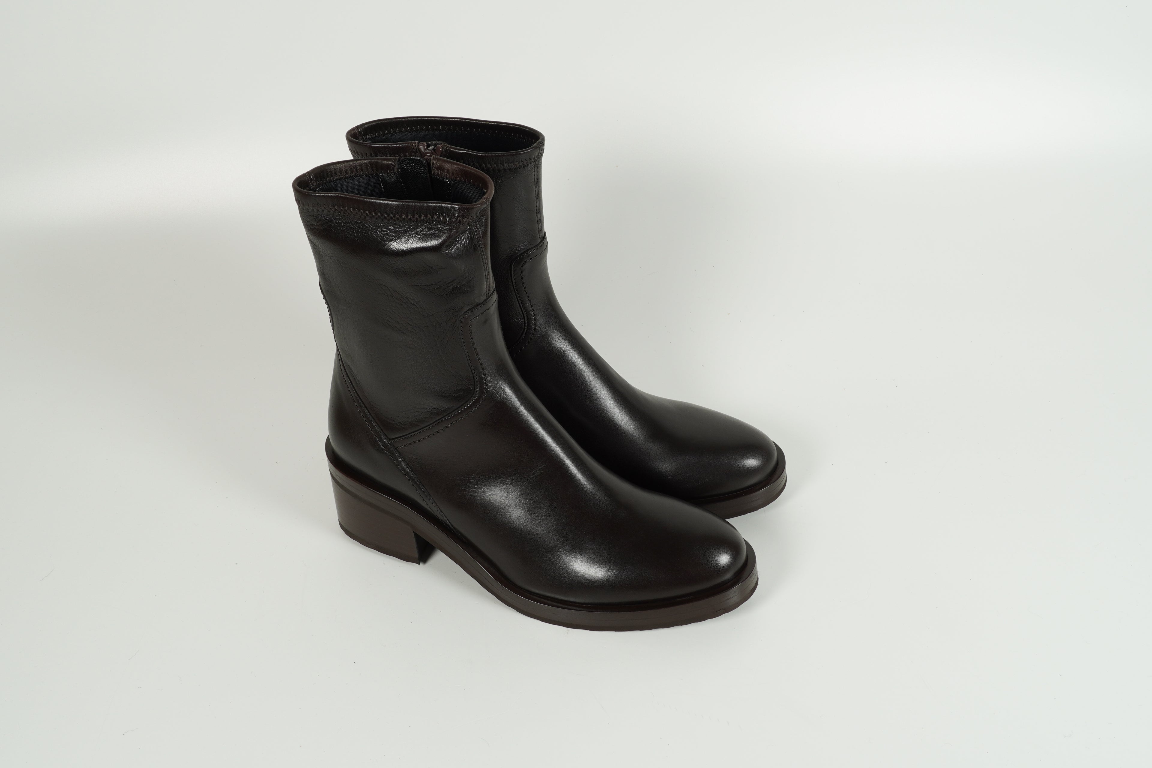 Bottines marron