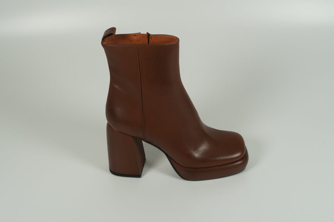 Bottines marron