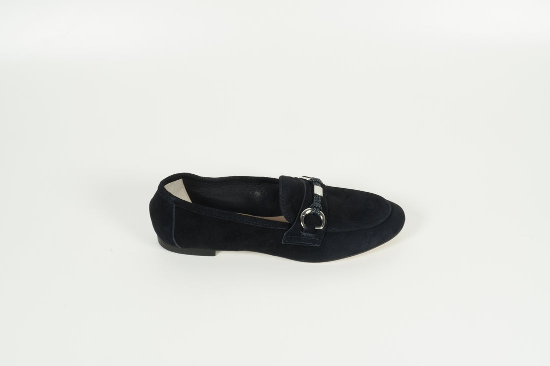 Moccasin Blau
