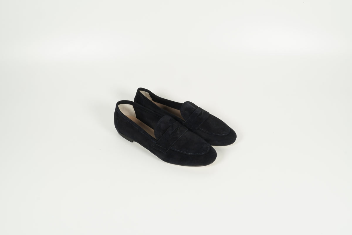 Moccasin Blau