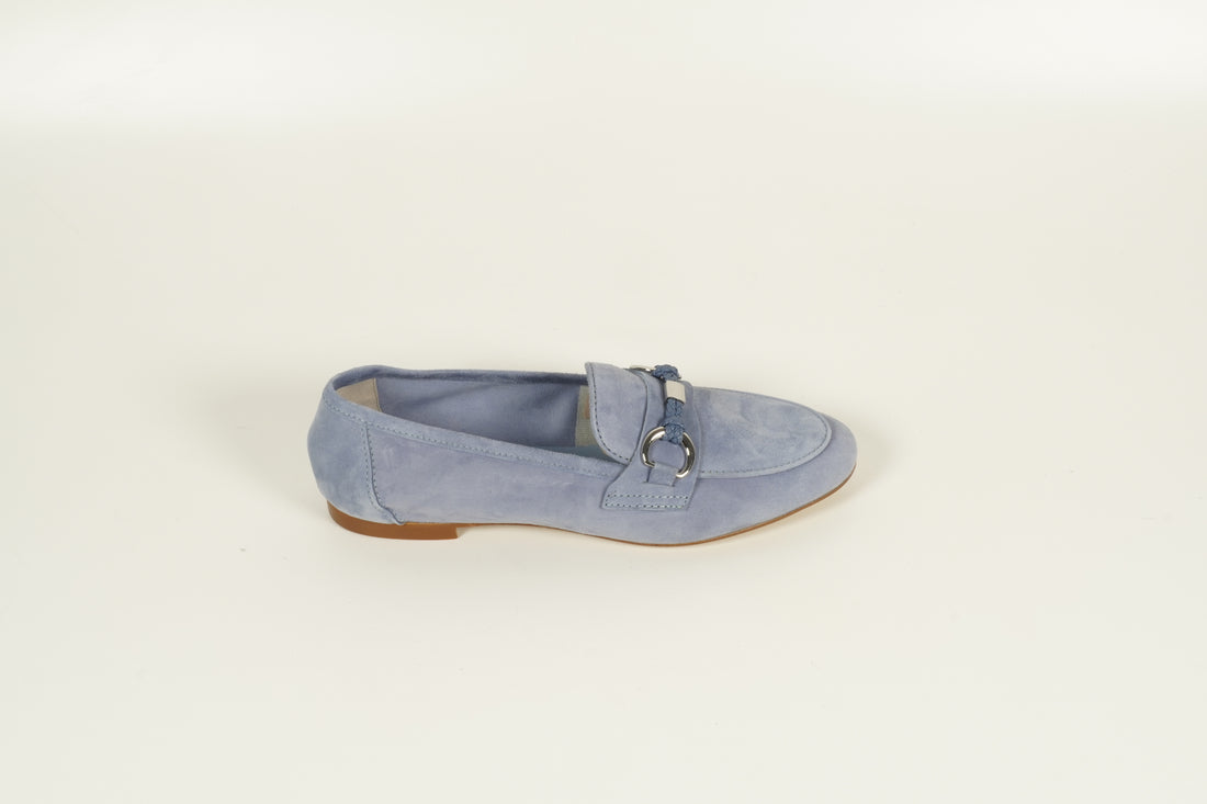 Moccasin Blau