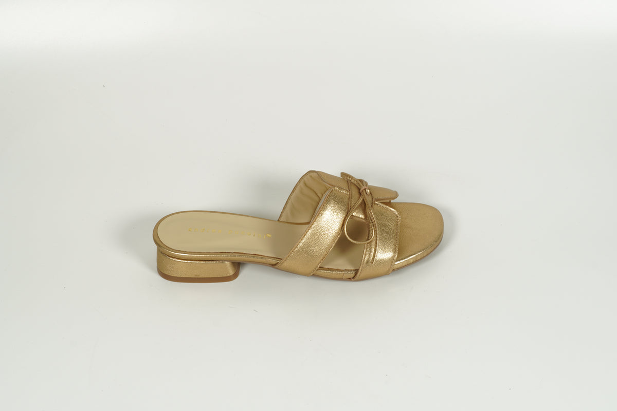Pantolette Gold