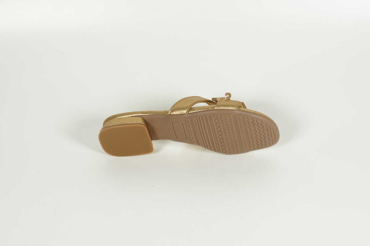 Pantolette Gold