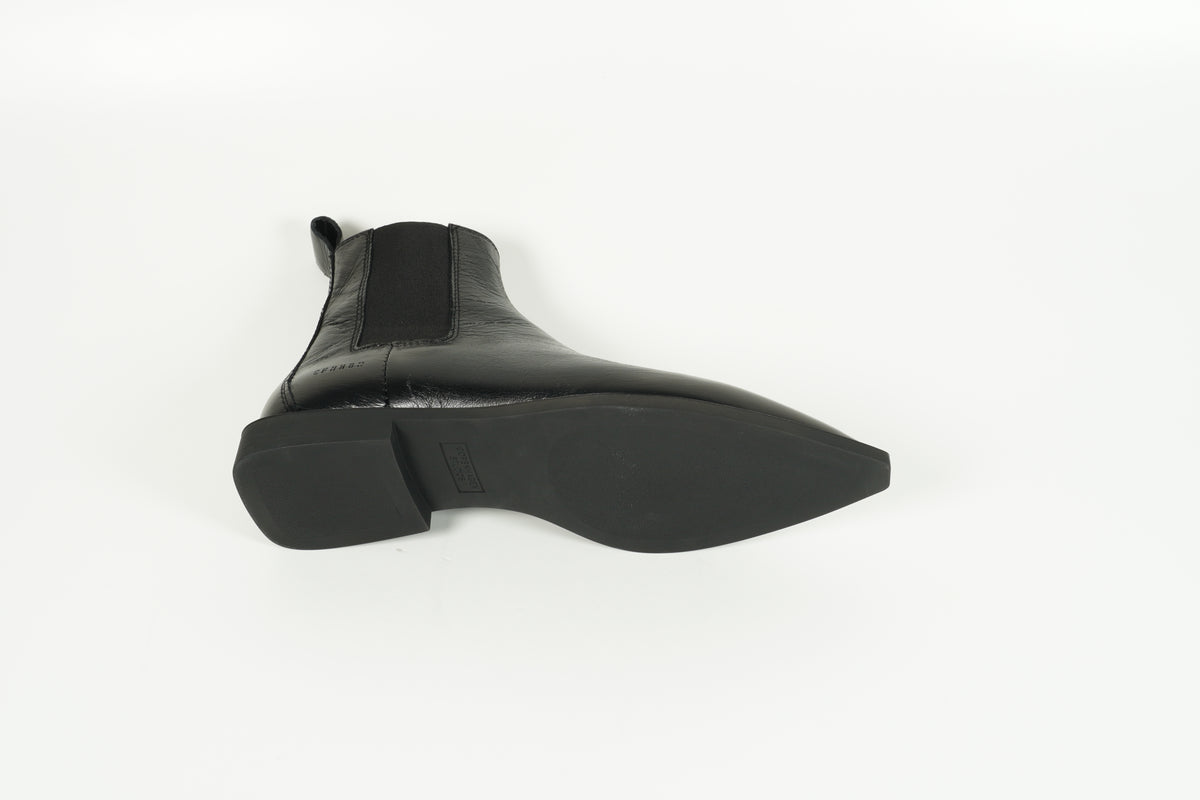 Black ankle boots
