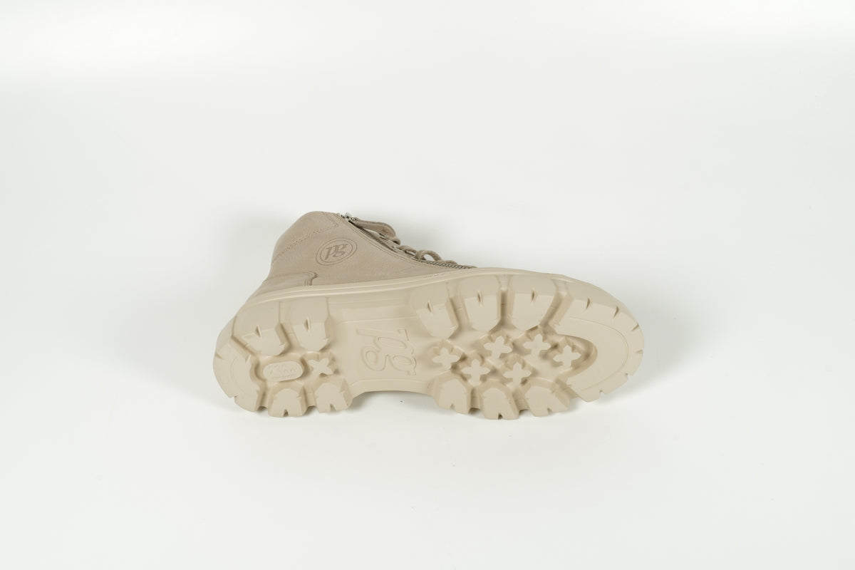 Schnürschuh Beige