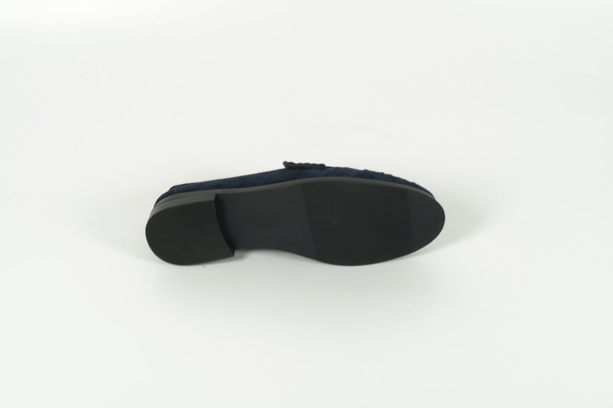 Moccasin Blau