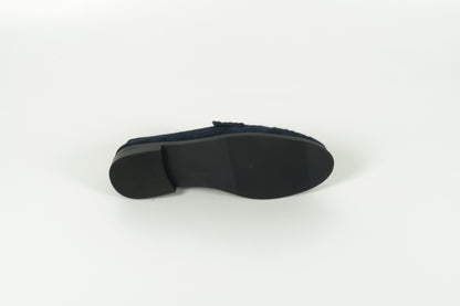 Moccasin Blau