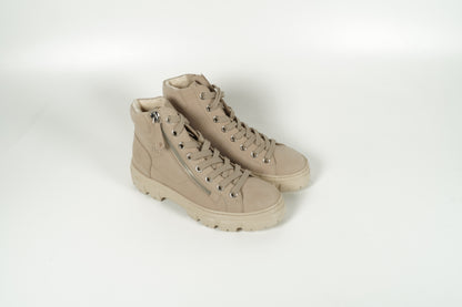 Schnürschuh Beige