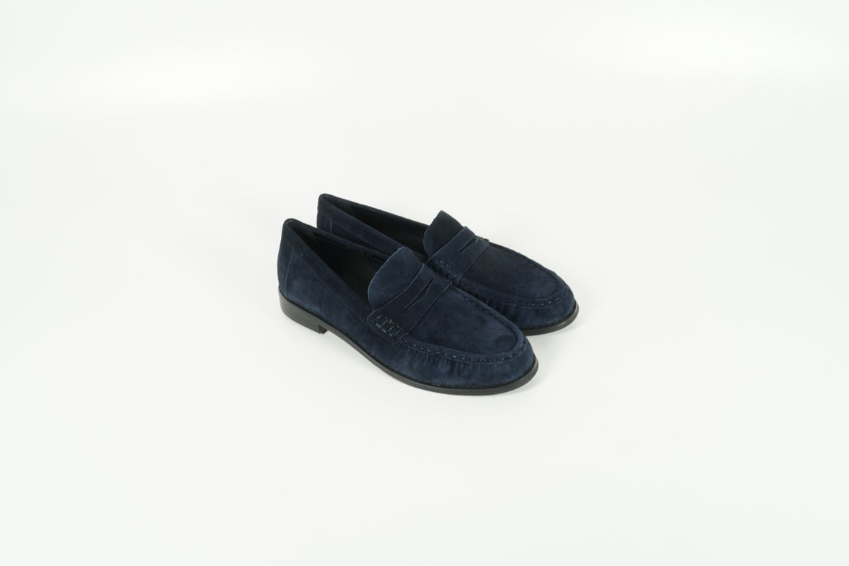 Moccasin Blau