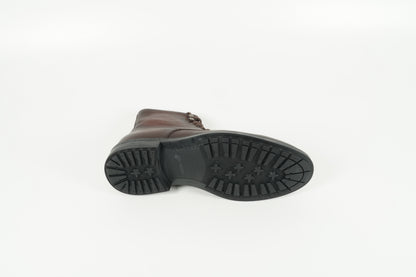Schnürschuh Braun
