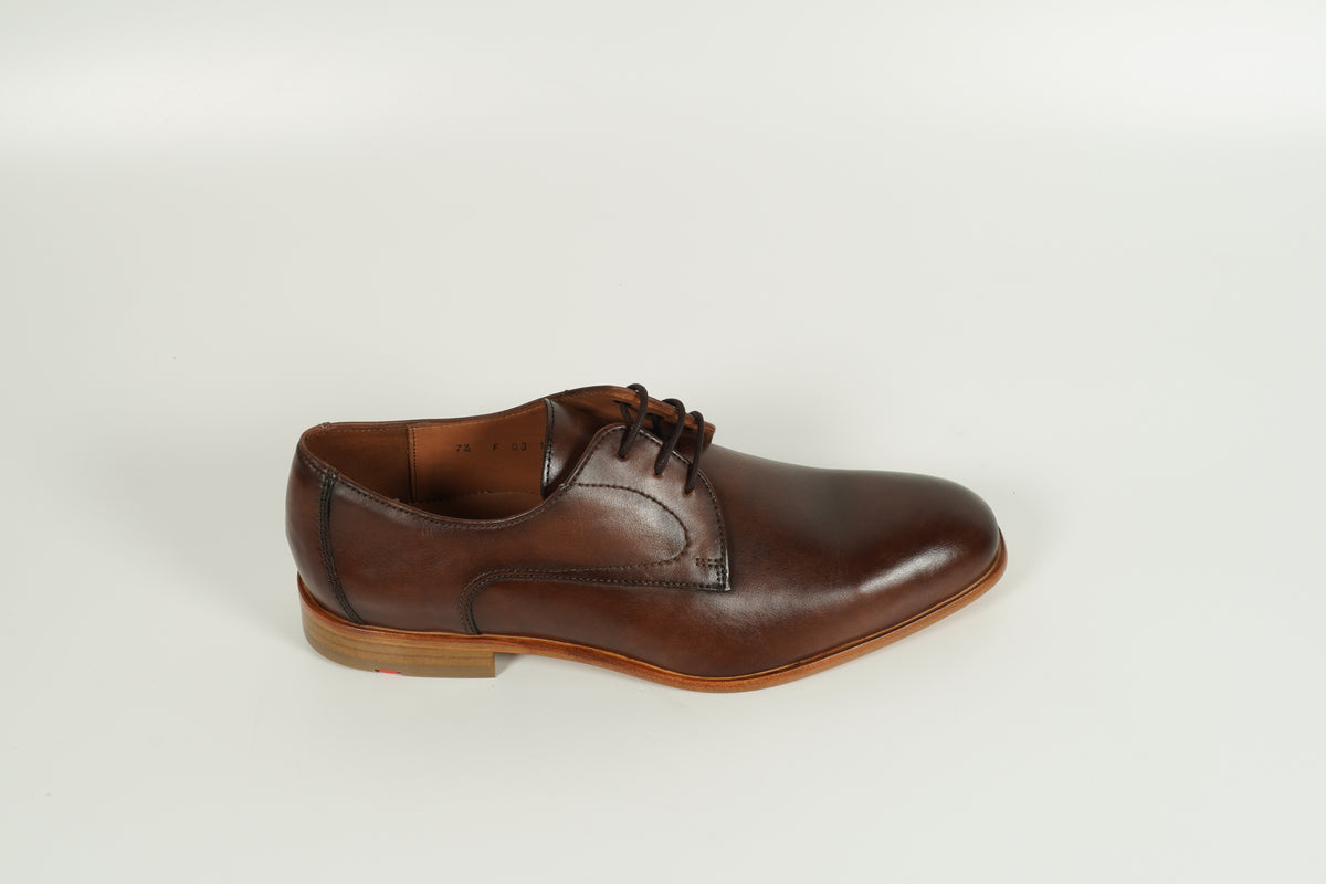 Schnürschuh Braun