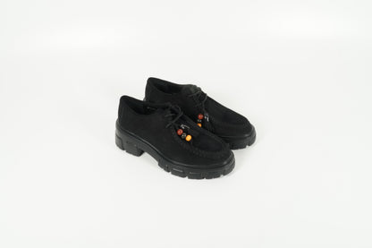 Schnürschuh Schwarz