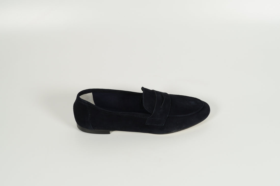 Moccasin Blau