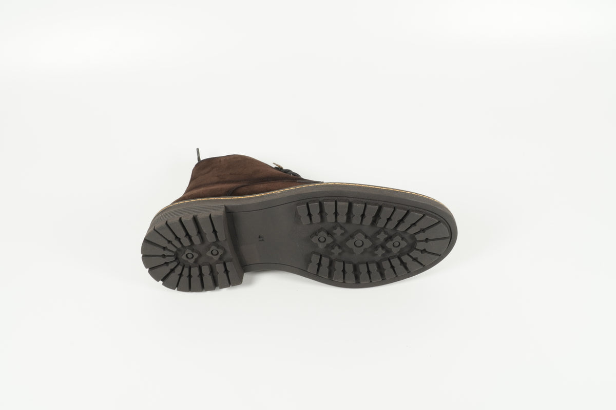 Schnürschuh Braun