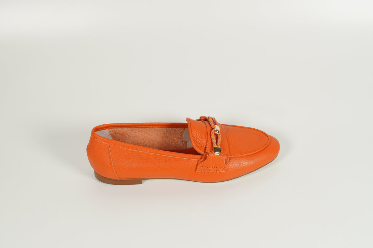 Orange mocassin