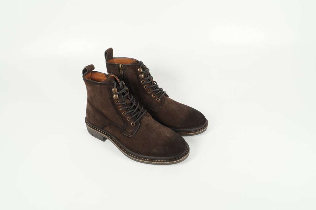 Schnürschuh Braun