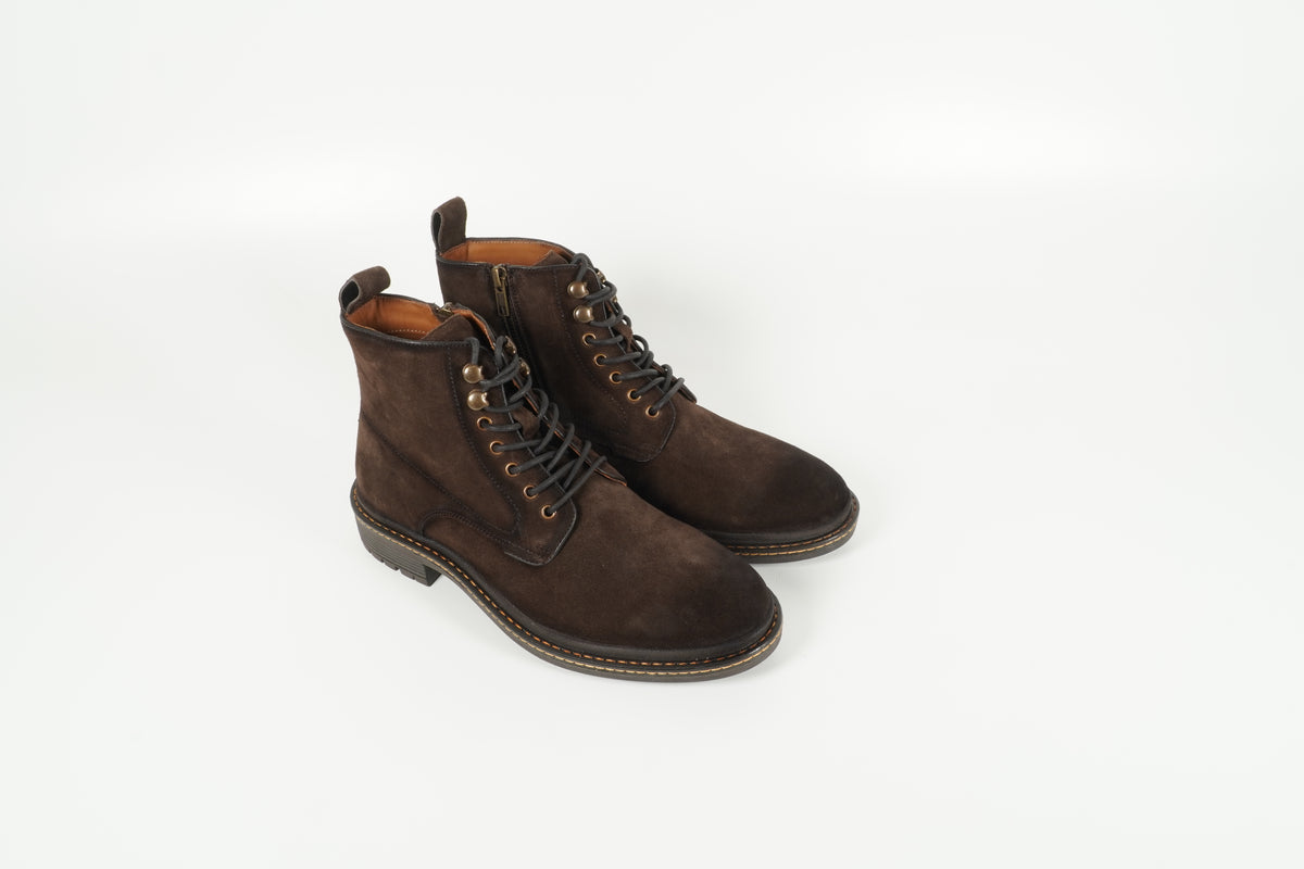 Schnürschuh Braun