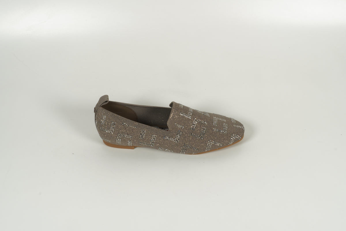 Schlupfschuh Taupe