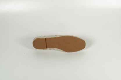 beige slip-on shoe