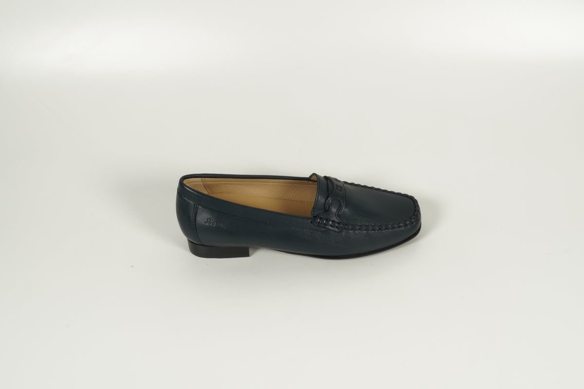 Moccasin Blau