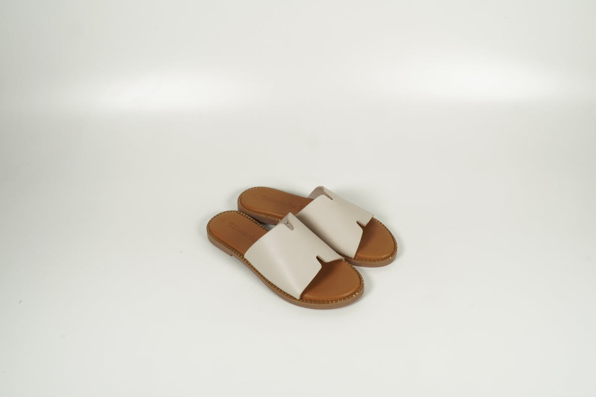 Beige mules