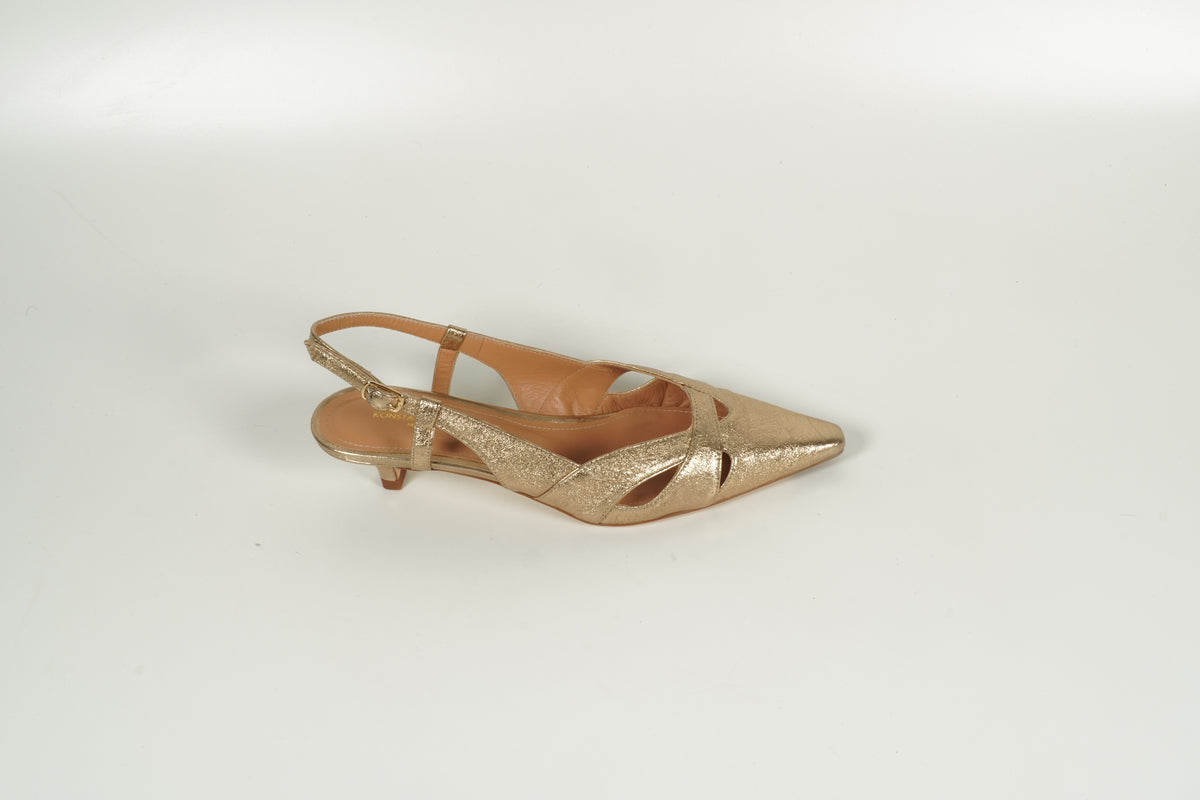 Slingpumps Gold